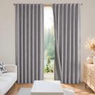 Cortinas Blackout Joydeco Natural Linen 94x213cm cinza claro Cortinas Blackout Joydeco Natural Linen 94x213cm cinza claro