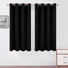 Cortinas Blackout LEMOMO Black 132 x 160 cm Conjunto de 2 painéis