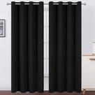 Cortinas Blackout LEMOMO com isolamento térmico 132x241cm - Conjunto de 2