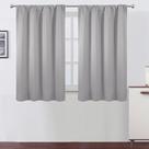Cortinas Blackout LEMOMO Light Grey 107x114cm Conjunto de 2 painéis