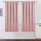Cortinas Blackout LEMOMO Pink 132x160cm Conjunto de 2 painéis