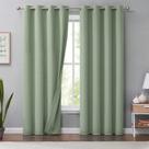 Cortinas Blackout Melodieux Green Linen 213cm - Para Quarto Cortinas Blackout Melodieux Green Linen 213cm - Para Quarto