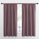 Cortinas Blackout NICETOWN Darkening Thermal Dry Rose 42x160cm