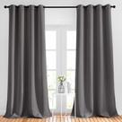 Cortinas Blackout NICETOWN Triple Weave Grey 1,3x2,4m - 2 painéis