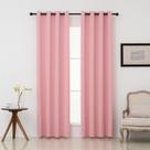 Cortinas Blackout Pickluc Pink 244 cm x 240 cm 2 painéis