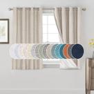 Cortinas Blackout PrinceDeco 100% Blackout 137x137cm 2 painéis