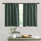 Cortinas Blackout RYB HOME para janelas RV Camper, verde escuro Cortinas Blackout RYB HOME para janelas RV Camper, verde escuro
