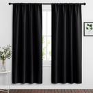 Cortinas Blackout RYB HOME, quarto 42x72cm, pretas, 2 peças Cortinas Blackout RYB HOME, quarto 42x72cm, pretas, 2 peças