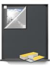 Cortinas Blackout Sumobaby 50x57cm Cinza resistente ao calor Cortinas Blackout Sumobaby 50x57cm Cinza resistente ao calor