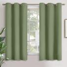 Cortinas Blackout YoungStex Olive Green 160x160cm 2 painéis