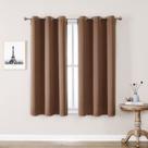 Cortinas ChrisDowa Grommet Room Darkening 38 L x 54 L Cappuccino
