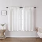 Cortinas Chyhomenyc Bennet Faux Linen 114x115cm 2 painéis naturais Cortinas Chyhomenyc Bennet Faux Linen 114x115cm 2 painéis naturais
