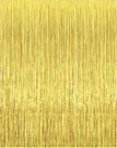 Cortinas de franja i-Chony Shiny Gold Metallic Tinsel 1x2,5 m, 2 peças