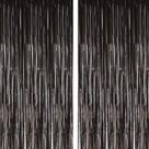 Cortinas de fundo para cabine fotográfica i-Chony Black Metallic x2