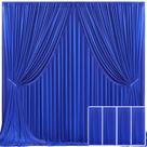 Cortinas de fundo Tao-Ge Royal Blue 20 pés x 10 pés para festas