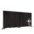 Cortinas de fundo Urby de duas camadas de chiffon, tule e poliéster