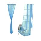 Cortinas De Gaze Transparente De Luxo Leve, Cor Sólida, Fácil Instalação, Para Casa E Casamentos