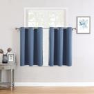 Cortinas de janela ChrisDowa Small Thermal Isolated 34x36cm azuis Cortinas de janela ChrisDowa Small Thermal Isolated 34x36cm azuis