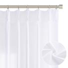 Cortinas de janela Joywell Semi Sheer Linen Pinch Plissadas 40x96cm