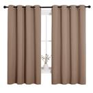 Cortinas de janela NICETOWN Blackout com isolamento térmico Cappuccino