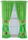 Cortinas de janela Sunny Side Up Minecraft 4 peças verdes para crianças