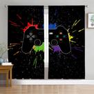 Cortinas de janela WNOOHIY Teen Kids Boys Gamepad Game Console