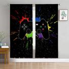Cortinas de janela WNOOHIY Teen Kids Boys Gamepad Game Console