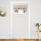 Cortinas de porta francesas HOMEIDEAS Blackout Linen 66x50cm Natural Cortinas de porta francesas HOMEIDEAS Blackout Linen 66x50cm Natural