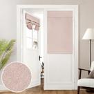 Cortinas de porta francesas HOMEIDEAS Linen Blackout 66x100cm Blush