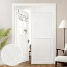 Cortinas de porta francesas HOMEIDEAS Linen Blackout 66x100cm brancas Cortinas de porta francesas HOMEIDEAS Linen Blackout 66x100cm brancas