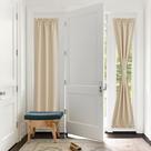 Cortinas de porta PONY DANCE Thermal Blackout 25x66cm com gravata Cortinas de porta PONY DANCE Thermal Blackout 25x66cm com gravata