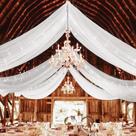 Cortinas de Teto Showgeous Chiffon Branca - 4 Painéis (1,5m x 3m) para Casamento