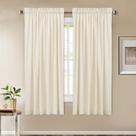 Cortinas de Veludo Ivory White StangH - 160x160cm (2 Painéis)