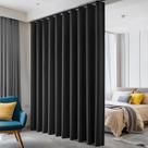 Cortinas divisórias de quarto Hoeflife Blackout Ceiling Track Black Cortinas divisórias de quarto Hoeflife Blackout Ceiling Track Black