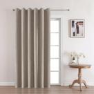 Cortinas divisórias de quarto Joydeco Linen Blackout 254x229cm