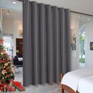 Cortinas divisórias de quarto RYB HOME Blackout Grey 250x210cm 1 painel Cortinas divisórias de quarto RYB HOME Blackout Grey 250x210cm 1 painel