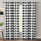 Cortinas DriftAway Buffalo Plaid Check Blackout 214x213cm 2 painéis Cortinas DriftAway Buffalo Plaid Check Blackout 214x213cm 2 painéis