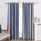 Cortinas DriftAway Chris Linen Blackout 214 cm azul escuro