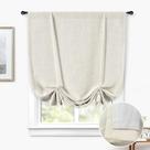 Cortinas DriftAway Linen Blackout Tie Up 45x63cm Light Linen