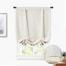 Cortinas DriftAway Linen Blackout Tie Up 63x120cm pretas