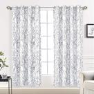 Cortinas DriftAway Tree Branch 160 cm com isolamento térmico, 2 painéis