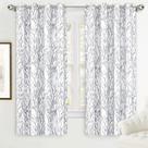 Cortinas DriftAway Tree Branch Pattern de dupla camada 183 cm