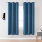 Cortinas DUALIFE Midnight Grommet Room Darkening 86x183cm 2P