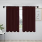 Cortinas Easy-Going 107 x 137 cm Rod Pocket Blackout Wine 2 painéis