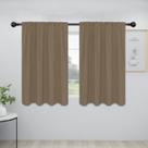 Cortinas Easy-Going 107x114 cm 2 painéis Camel Blackout