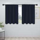 Cortinas Easy-Going 107x91 cm com isolamento térmico Navy 2 painéis