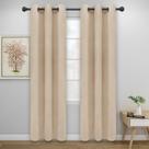 Cortinas Easy-Going 2 painéis bege 86x214 cm Thermal Blackout