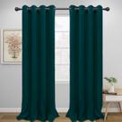 Cortinas Easy-Going, 2 peças, 132 x 274 cm, Thermal Blackout Teal