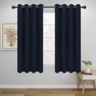 Cortinas Easy-Going Navy 132x117 cm Thermal Blackout 2 painéis Cortinas Easy-Going Navy 132x117 cm Thermal Blackout 2 painéis
