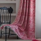 Cortinas ENJOYBRIDAL Red Paisley Semi Sheer 244x132cm 2 painéis Cortinas ENJOYBRIDAL Red Paisley Semi Sheer 244x132cm 2 painéis